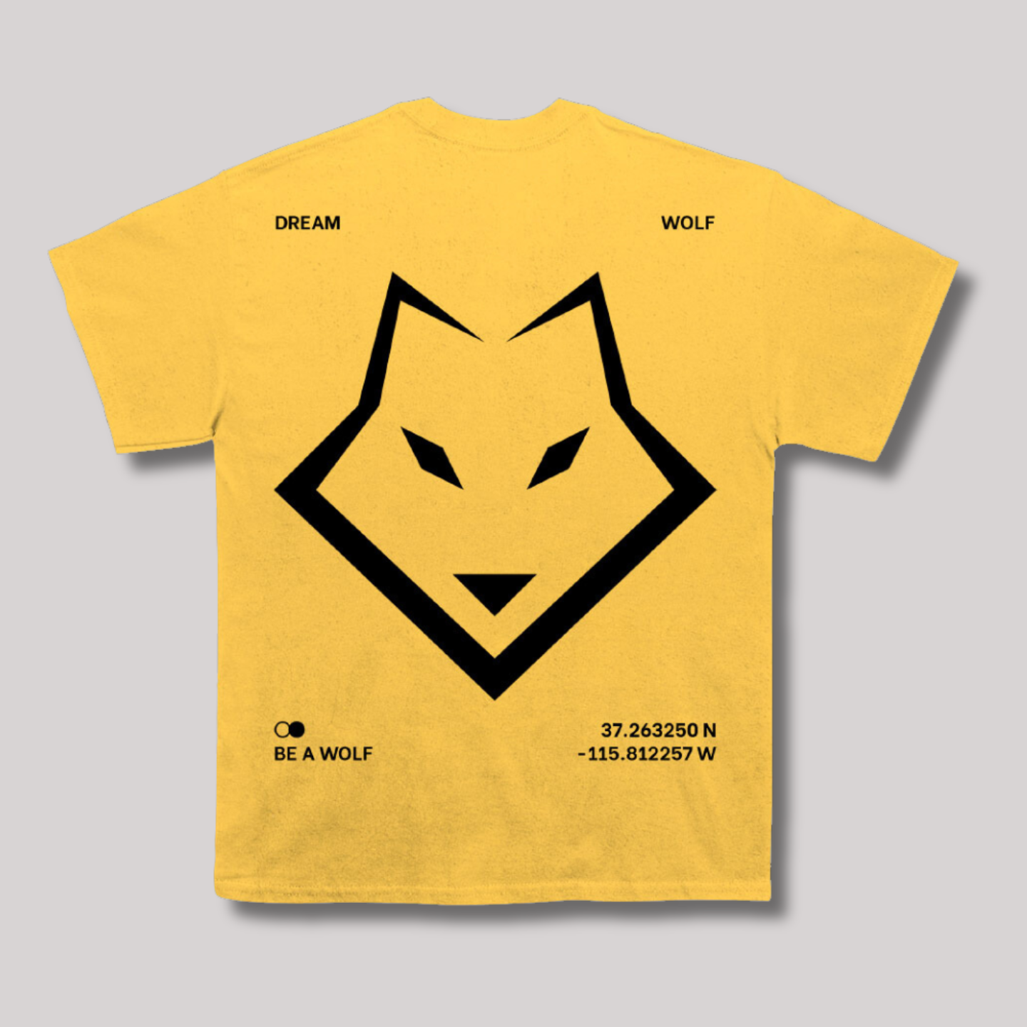 Camiseta Dreamwolf© Amarilla