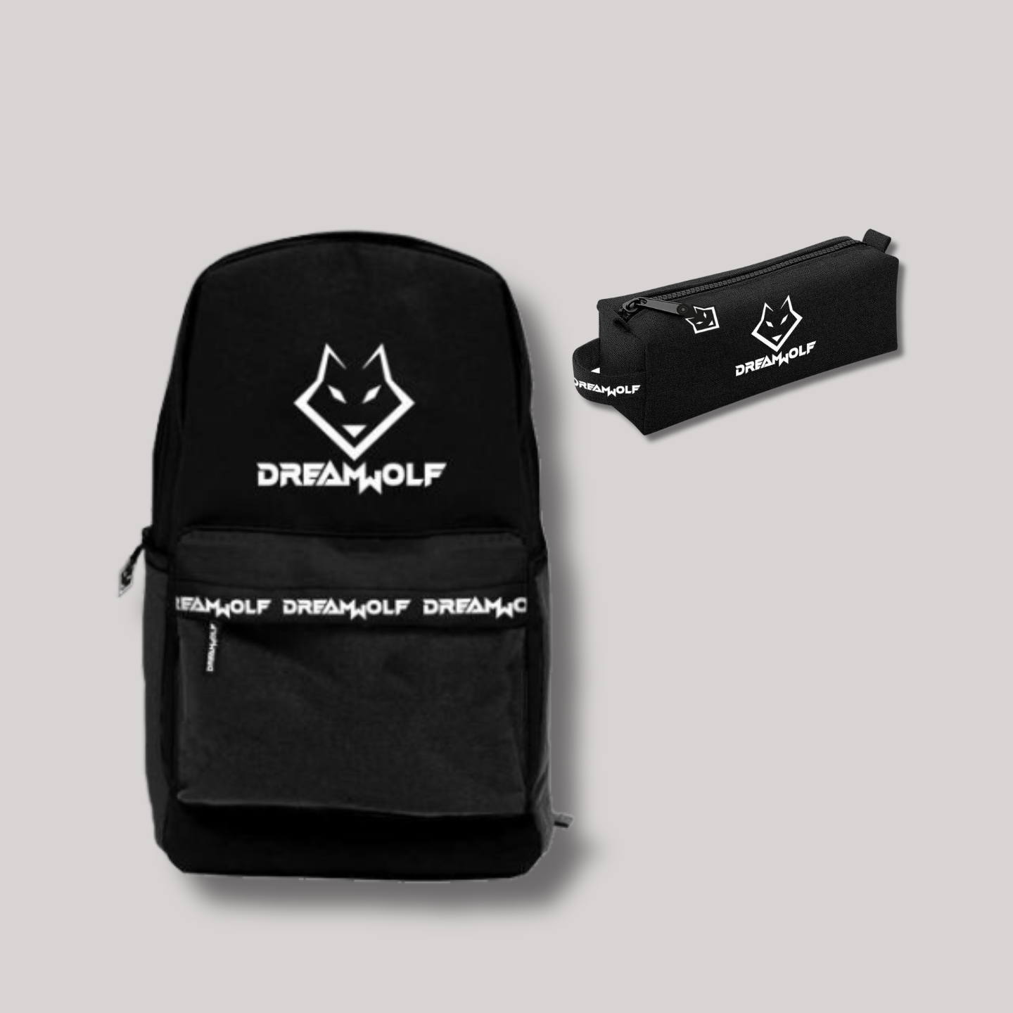 Mochila Dreamwolf© "Vuelta al Mundo" Negra + Estuche Grátis