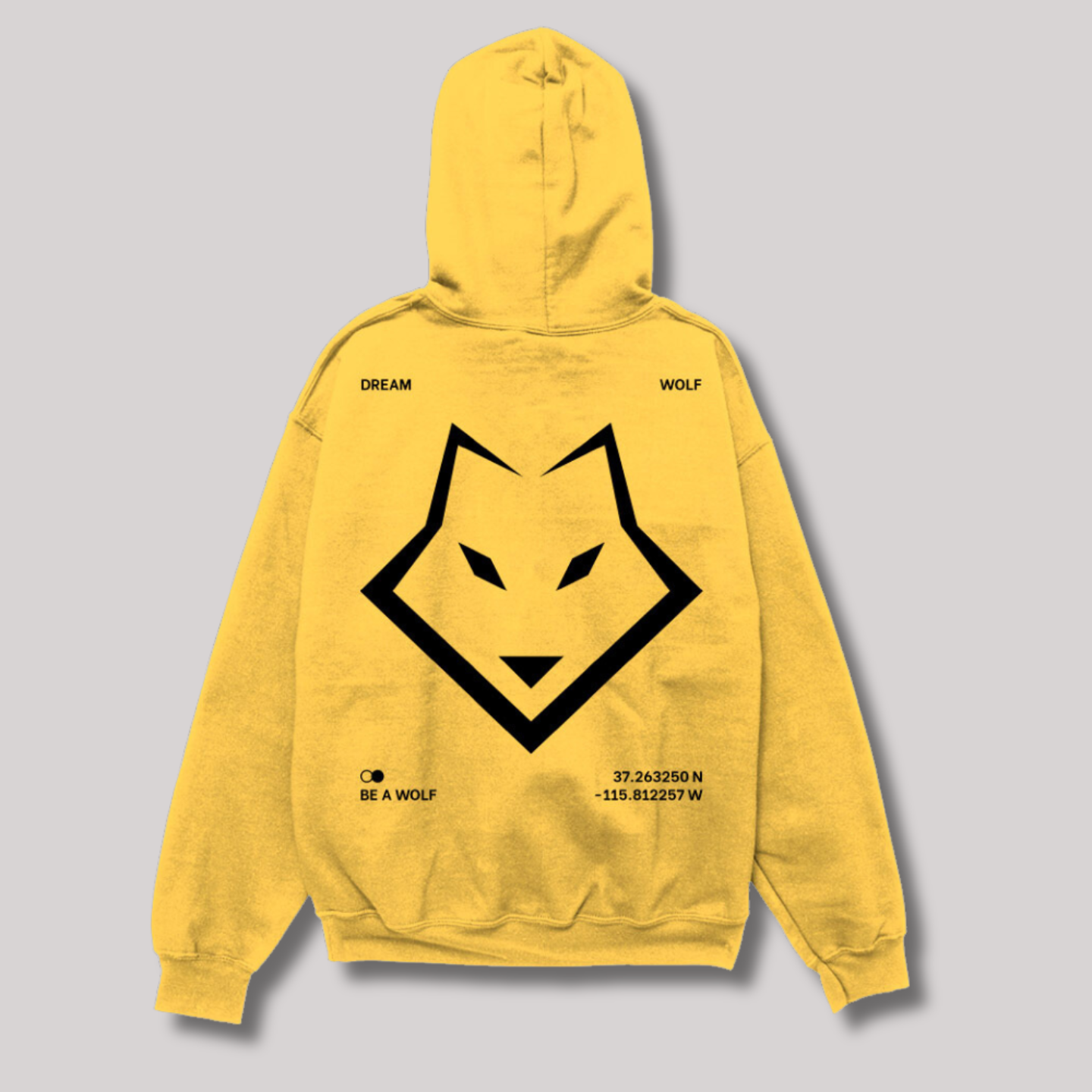 Sudadera Dreamwolf© Amarilla